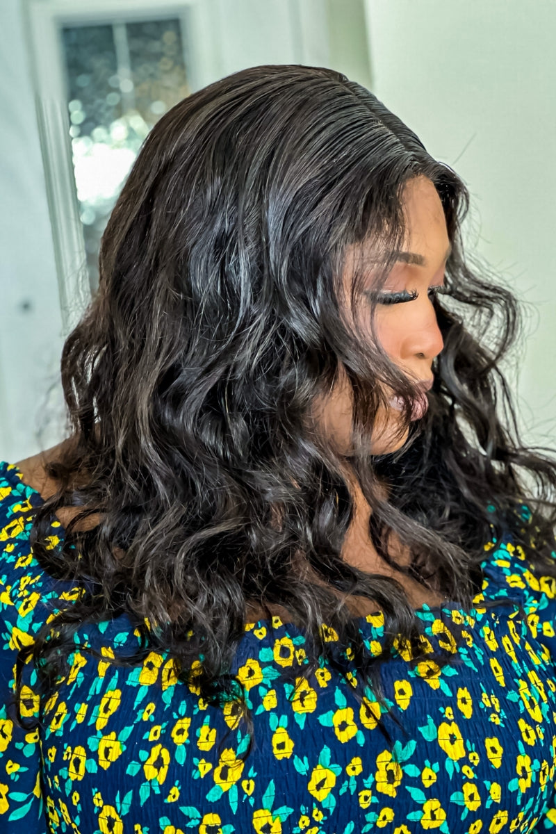 Elowen Body Wave Closure Wigs Black