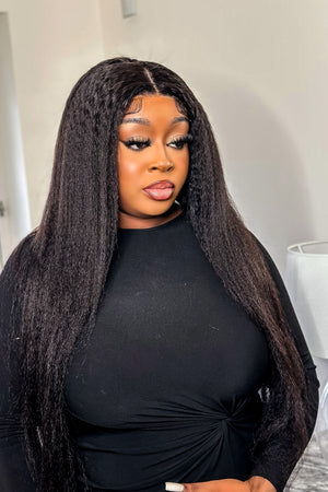 Prisc Kinky Straight Hair Black