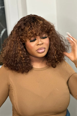 Tola Pixie Curls Bang Wig Hair