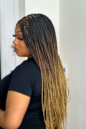 TARA LUXURY OMBRE BRIADED WIG