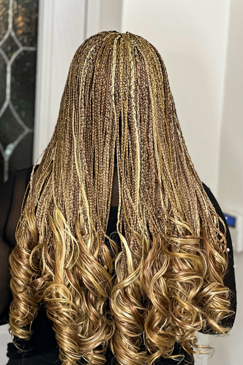 Tonia Knotless Braids Hair Wig Black