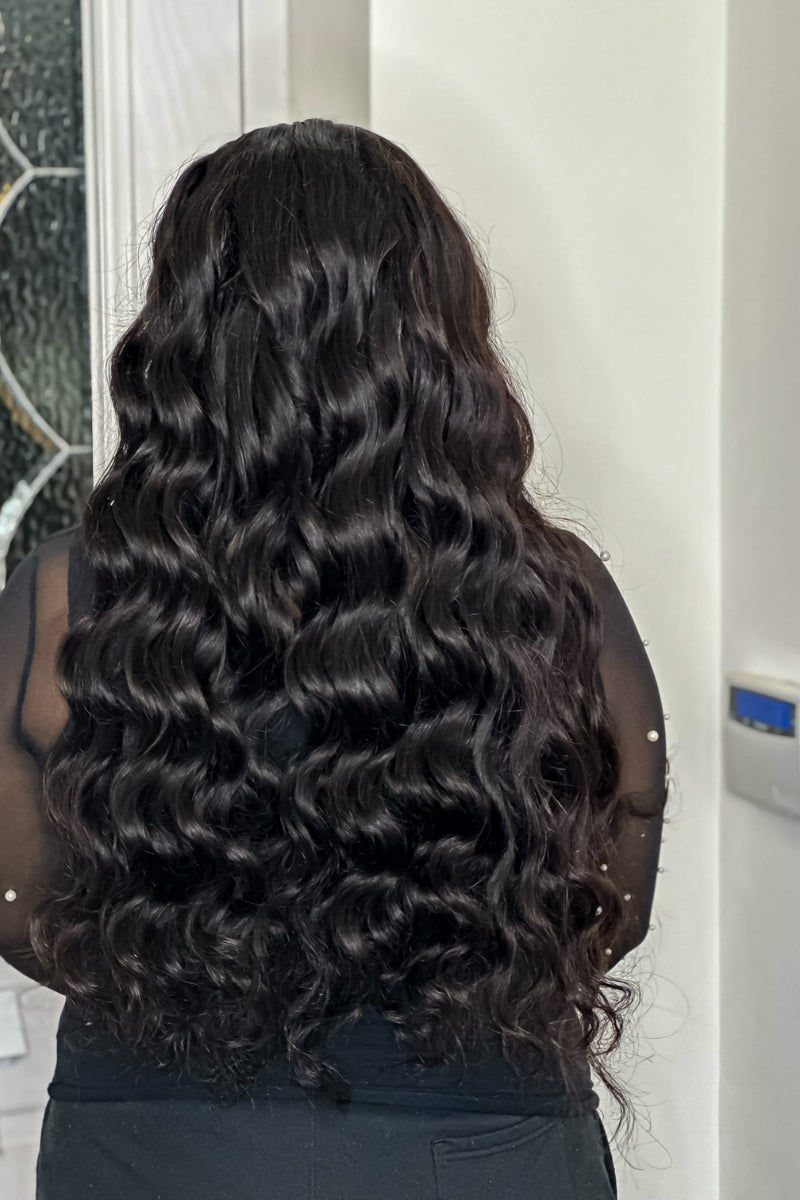 Luxury Transparent Closure Wigs Human Hair Brazilian Body Wave 4X4 13X4 HD Lace Frontal Pre Plucked with Baby Hair Wigs - China Wigs and Human Hair Wigs