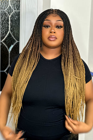 TARA LUXURY OMBRE BRIADED WIG