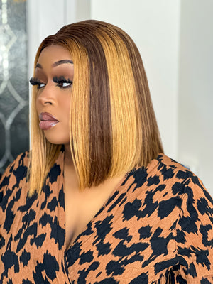 Dylan Frontal Bone Straight Bob Wig Hair