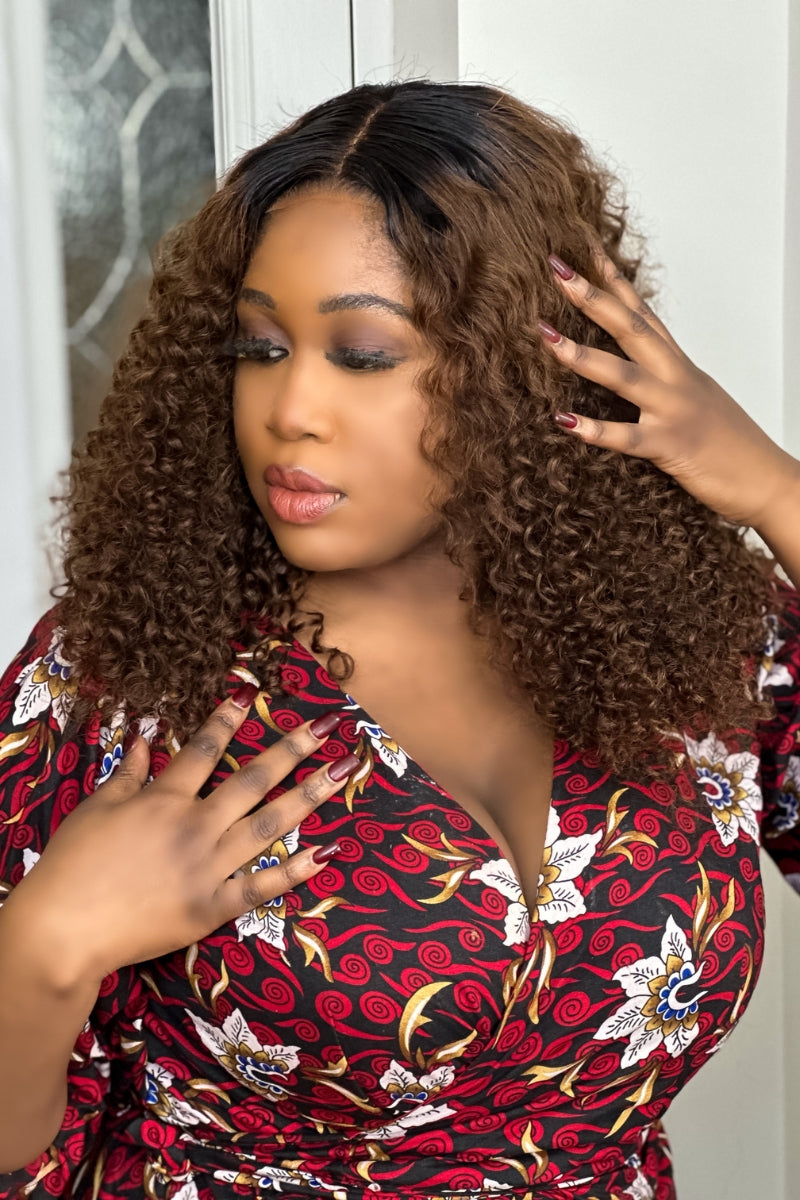 Becky Deep Curls Closure Wig