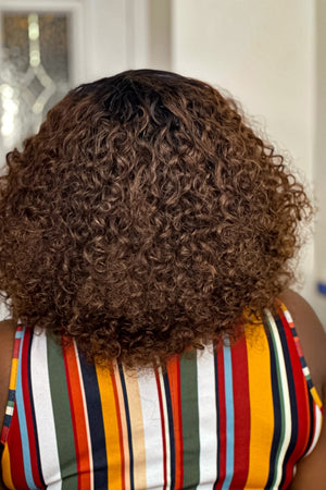 OLIVIA BROWN DEEP CLOSURE WIG