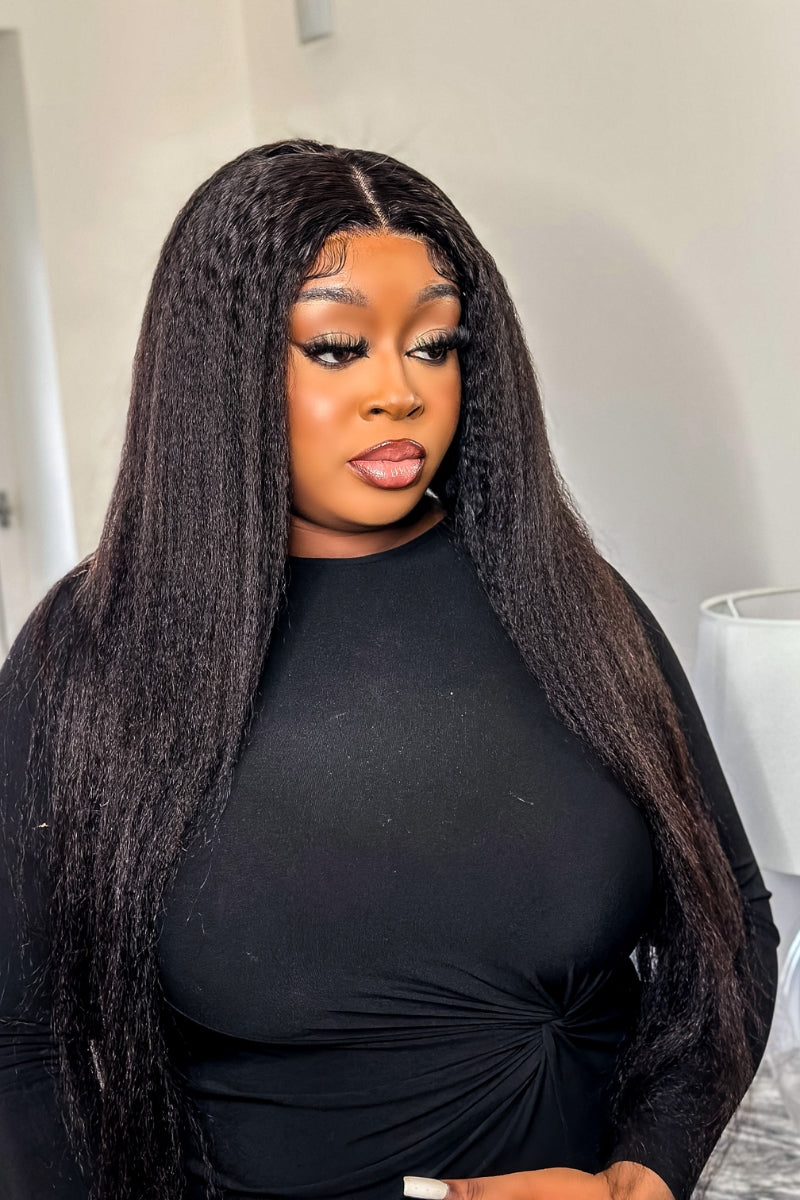 Prisc Kinky Straight Hair Black