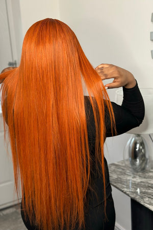 Tracy Ginger Straight Frontal Wig