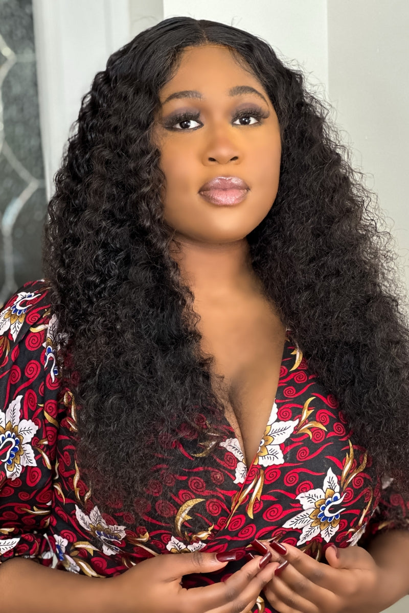 LIYA   DEEP CURLS FRONTAL WIG