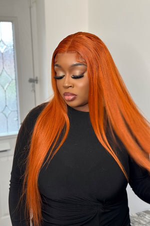 Tracy Ginger Straight Frontal Wig